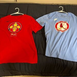 Nike Men’s St. Louis Cardinals Red and Blue T-Shirts Size Medium